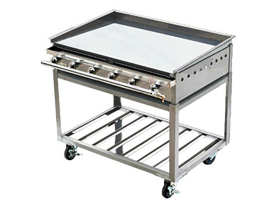 ガス鉄板焼き器