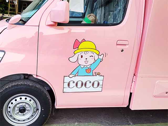 CAFE COCO様キッチンカー カッティングシート