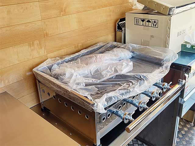 日暮里BASE様キッチンカー ガスグリドル