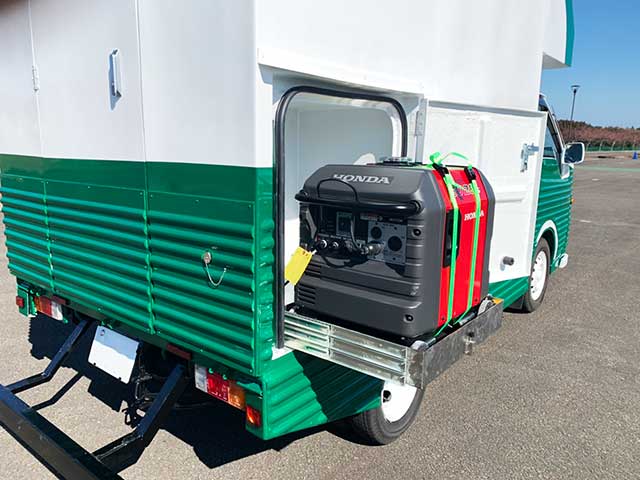 Bakery Tonnon様キッチンカー 発電機収納BOX