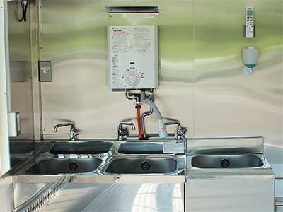  ２層シンク+手洗いシンク 