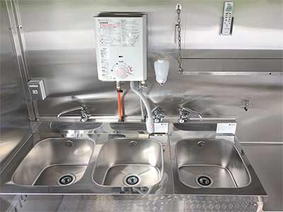  ２層シンク+手洗いシンク 